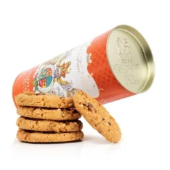 Buckingham Palace Hazelnut And Chocolate Chip Biscuit Tube