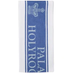 Palace Of Holyroodhouse Blue Waffle Tea Towel
