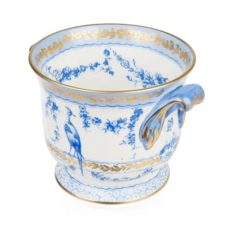 Royal Birdsong Gilded Cachepot