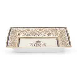 The King'S 75Th Birthday Limited Edition Navy Tray