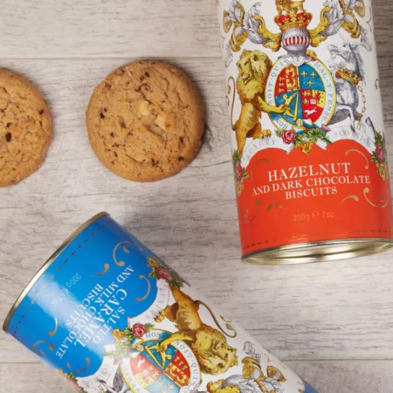 Windsor Castle Salted Caramel And Chocolate Biscuit Tube